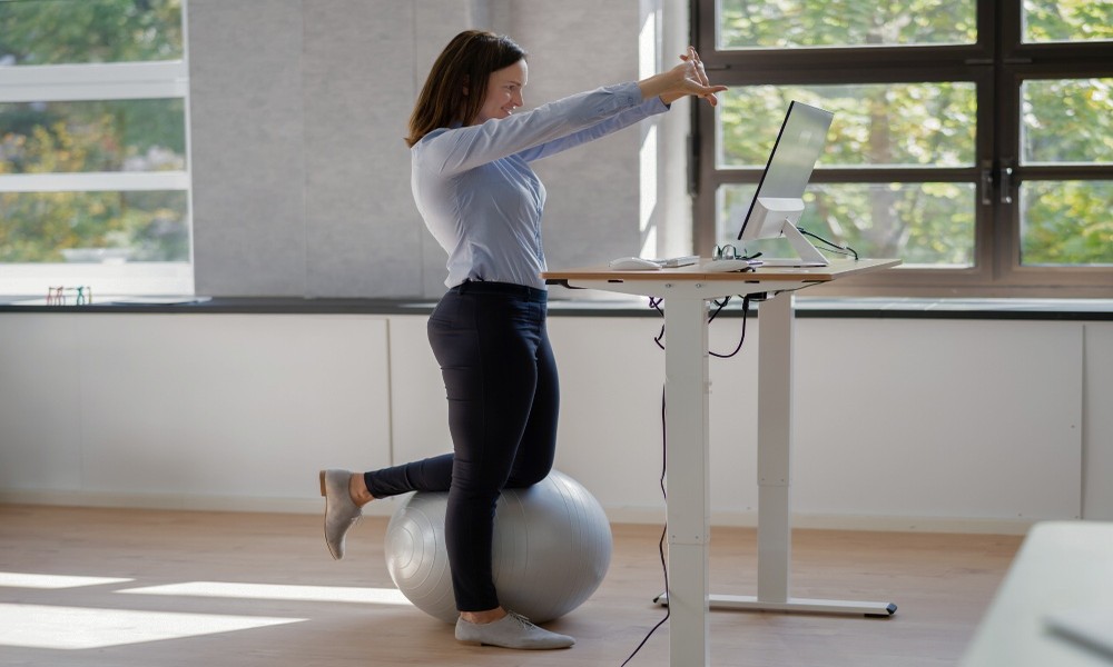 Workplace Musculoskeletal Initiatives for Desk Bound Staff